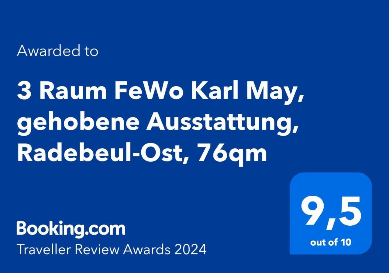 3 Raum Fewo Karl May, Gehobene Ausstattung, Radebeul-Ost, 76Qm Bagian luar foto